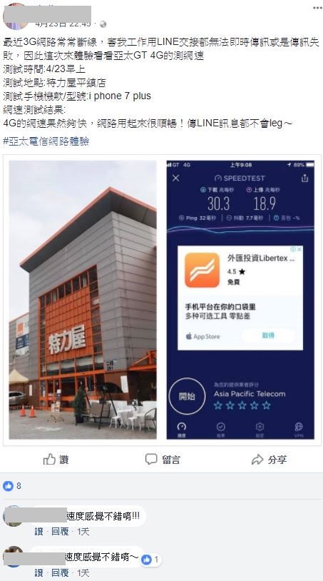 全台訊號實測