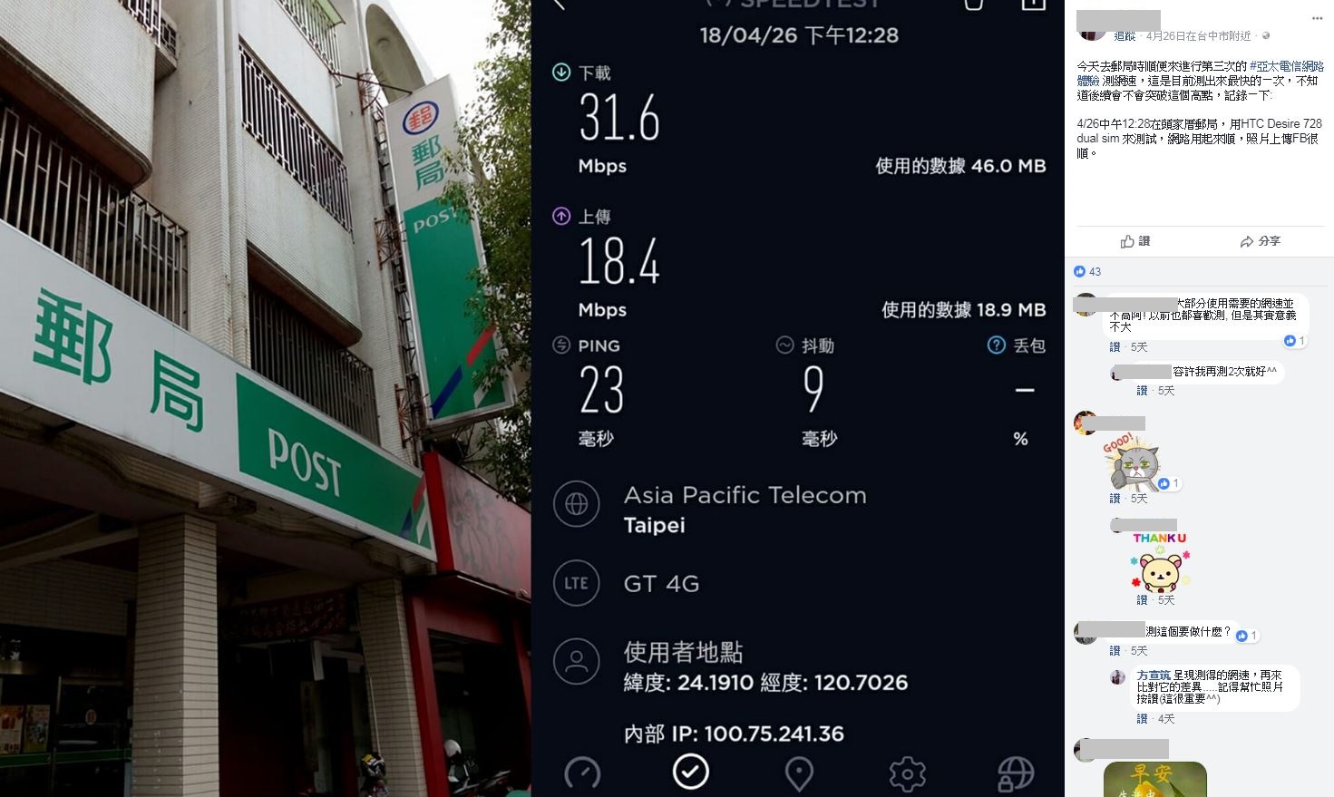 全台訊號實測