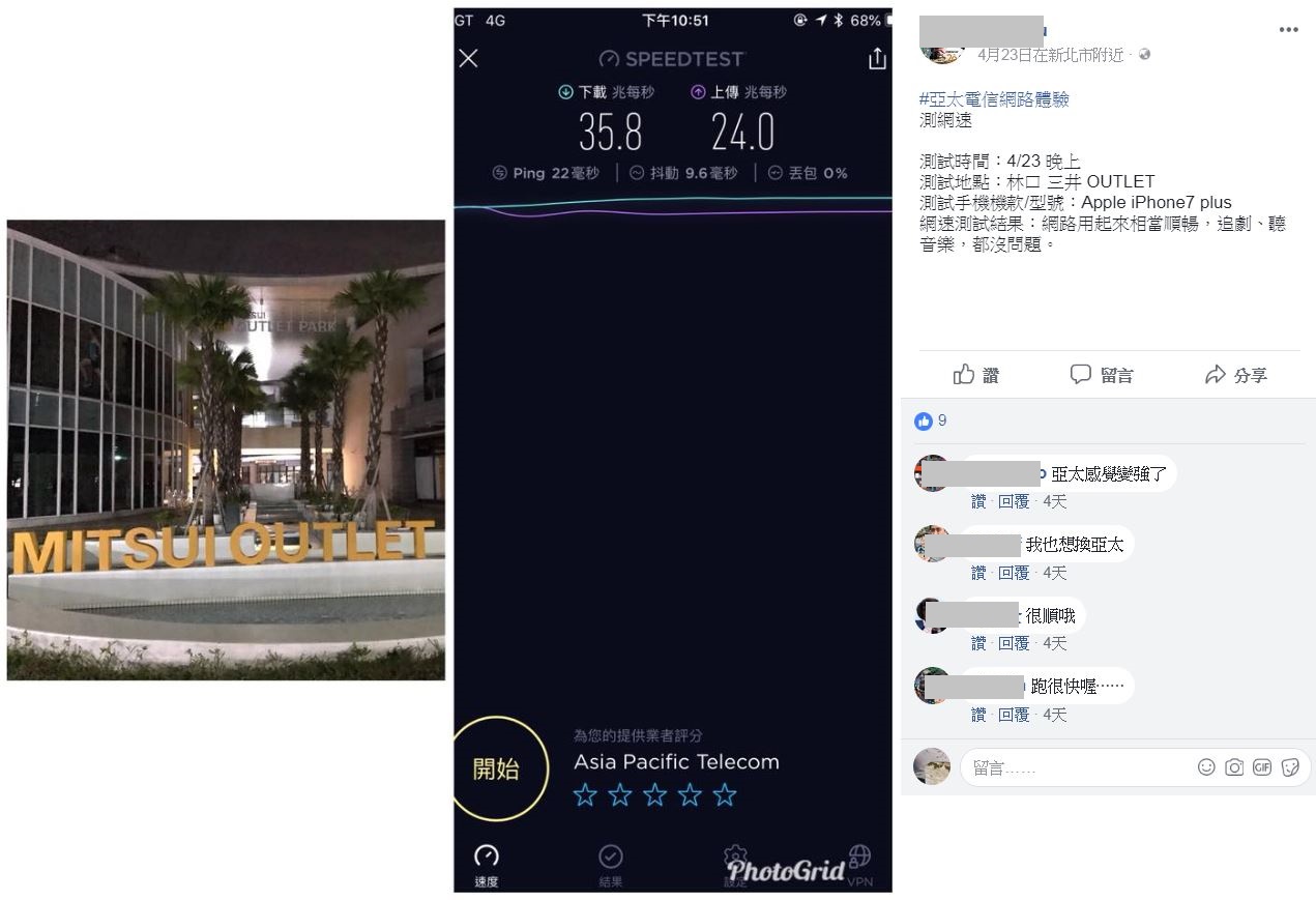 全台訊號實測