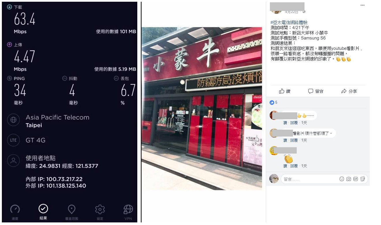 全台訊號實測