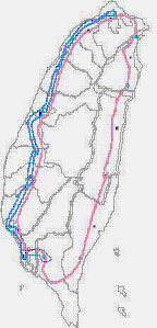 LL台灣環島骨幹示意圖